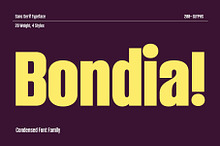 Bondia - Condensed Family