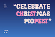 Christmas Statement – Bubble Font, a Sans Serif Font by Casloop Studio (Thumbnail 5 of 9)
