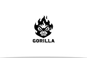 Gorilla Fire Logo, a Branding & Logo Template by Metrolinevision (Thumbnail 1 of 2)