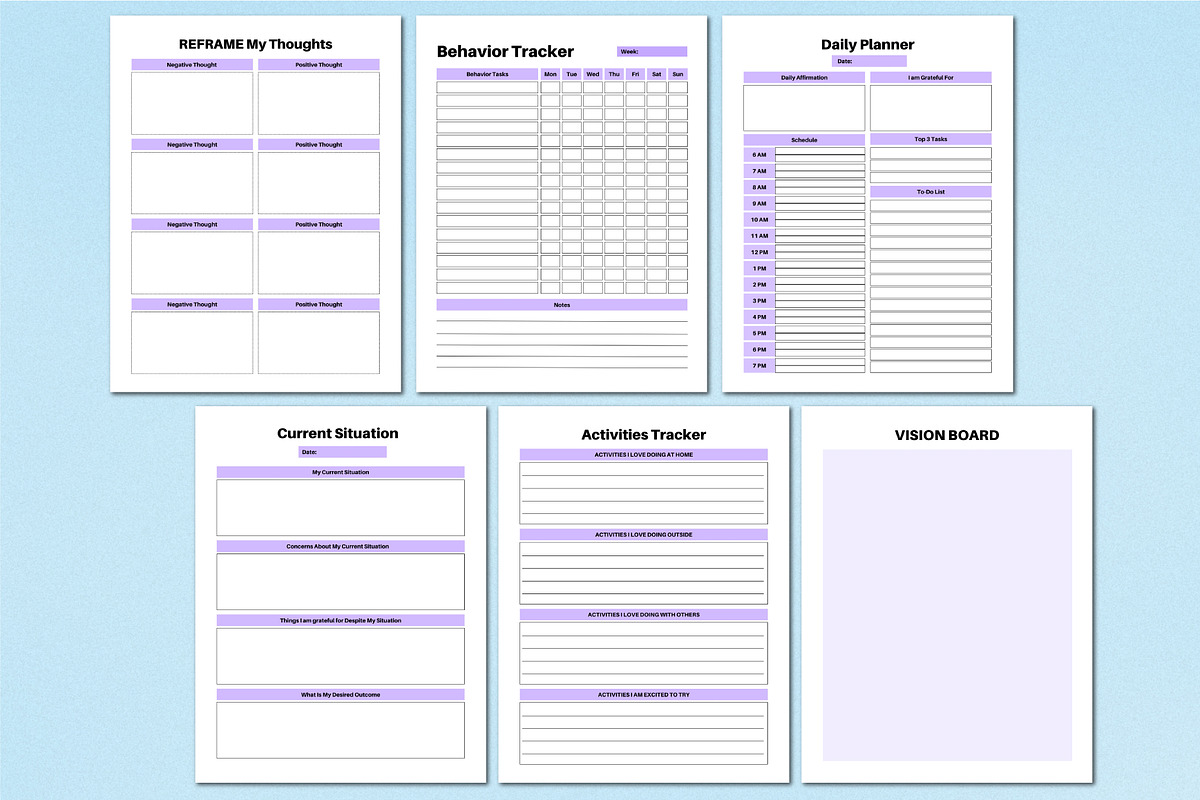 2026 Depression Therapy Journal KDP, a Stationery Template by Shumaya (Photo 5 of 7)