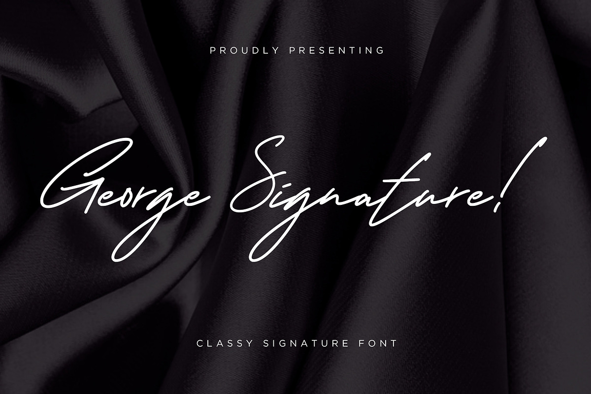 George Signature Wedding Font
