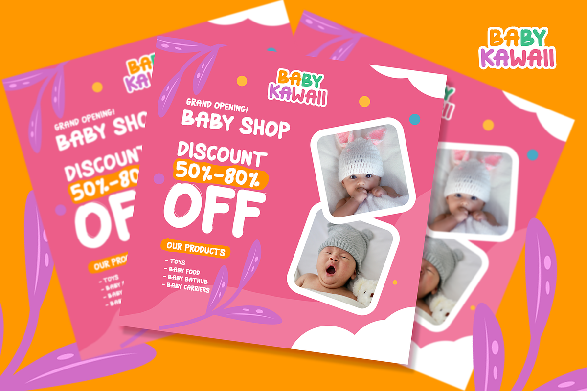 Baby Kawaii - Playful Display Font, a Font by Ideal Eksis (Photo 5 of 5)