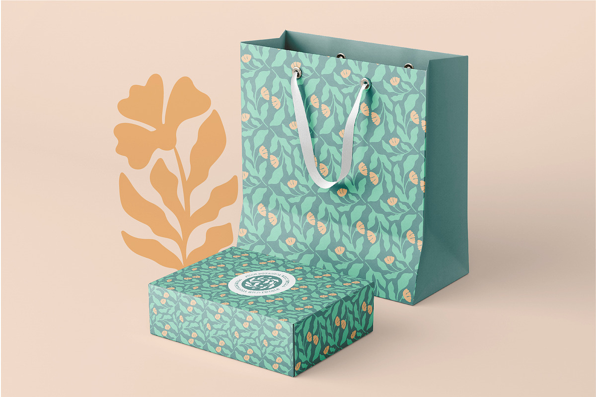 Elegant Botanical Floral Design Kit, a Decorative Illustration by Lettering_Logo (Photo 14 of 15)