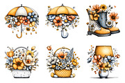 Spring Watercolor Clipart Bundle, an Illustration by SinaCreation (Thumbnail 2 of 9)