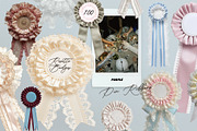 Rosette Badges: Pin Ribbons Pack, an Object Graphic by Purple (Thumbnail 10 of 11)