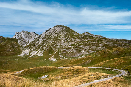 Summer mountain Durmitor panoramic road, Sedlo pass, Montenegro., a Nature Photo by YuriyB