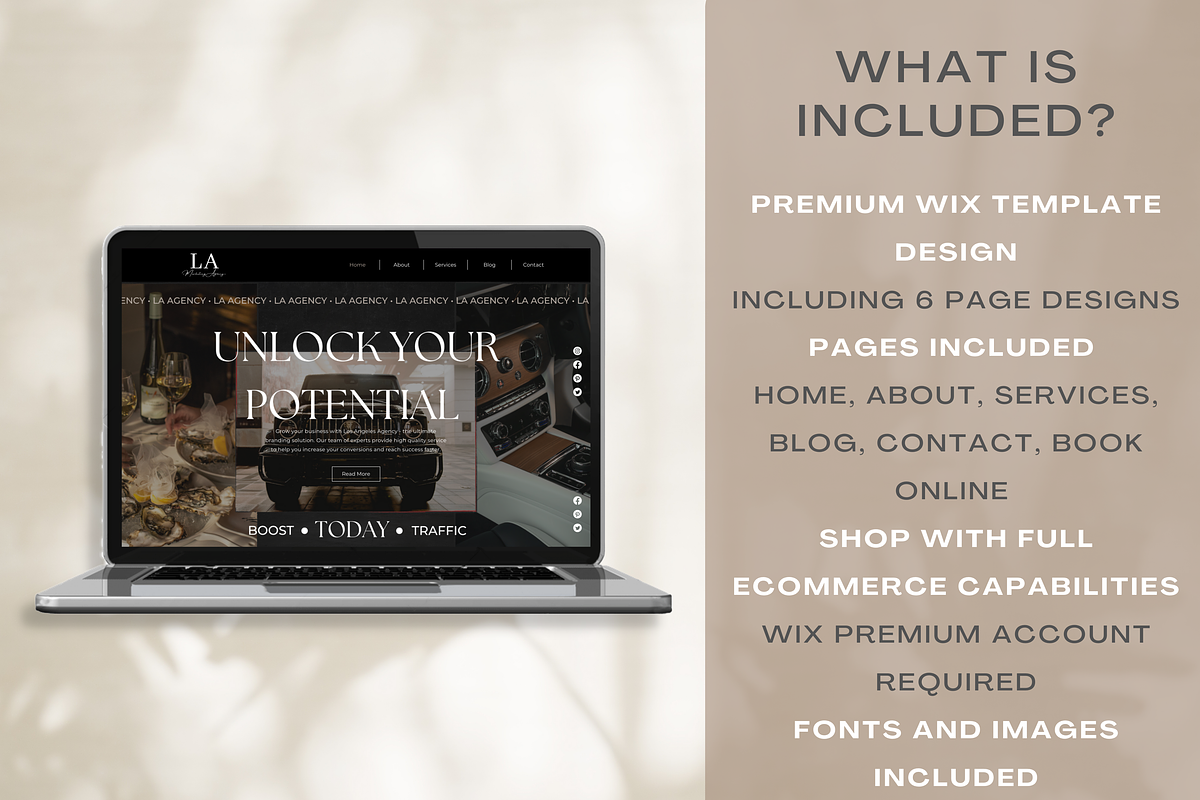 Wix Website for Marketing Agency, a Websites & App Template by Cosmic Design (Photo 3 of 9)