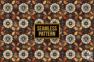 Boho Mandala Seamless Patterns