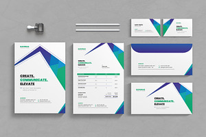 Corporate Branding Template Set, a Stationery Template by MightyDesign