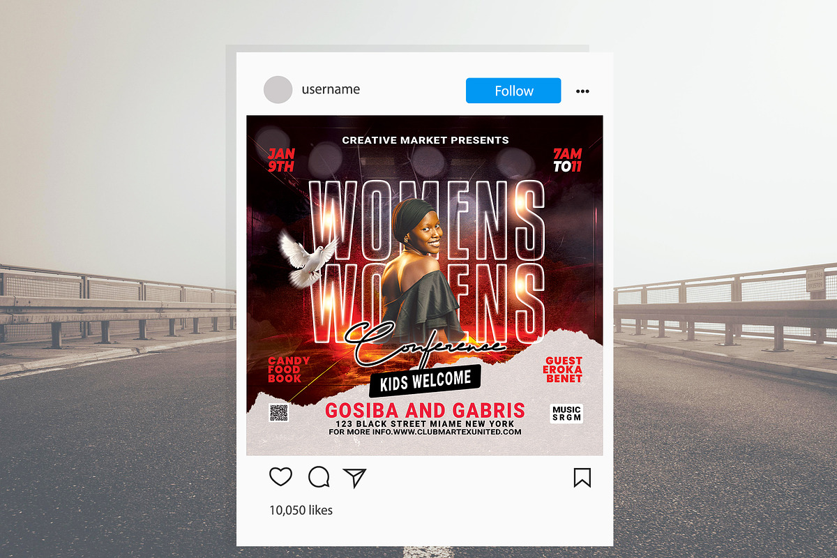 Women's Conference Flyer, a Flyer Template by Poushe Design (Photo 2 of 4)