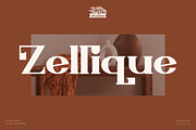 Zellique - Modern Serif Font, a Serif Font by Rishsketch (Thumbnail 1 of 15)