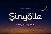 Sinyolle - Arabic Font Style, a Font by Runsell Studio (Thumbnail 1 of 5)