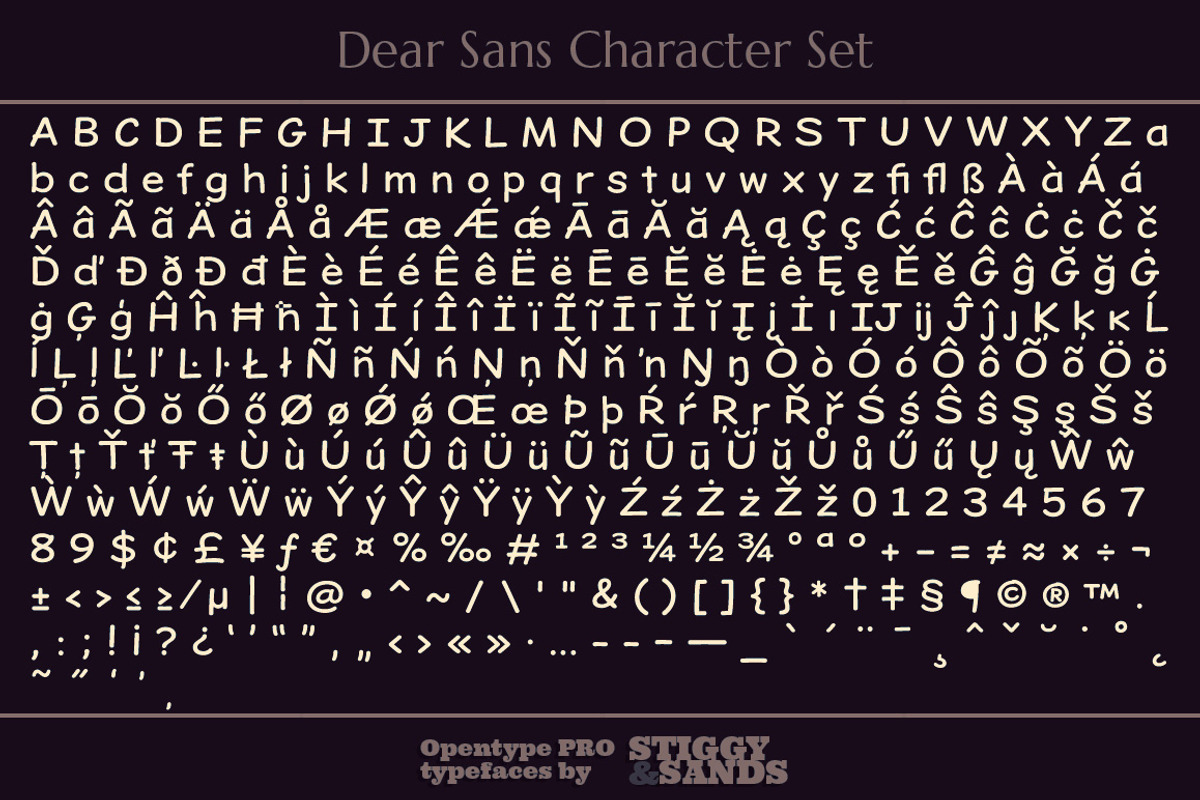 Dear Sans Family preview 5