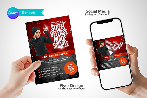 Street Defense Flyer for Women preview 6