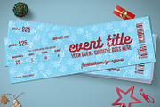 Magic red christmas event tickets, a Card Template by Tzochko (Thumbnail 1 of 5)