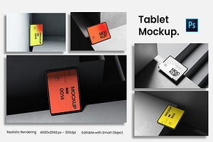 Tablet Mockup Kit, an iPad Mockup by kreatifreya
