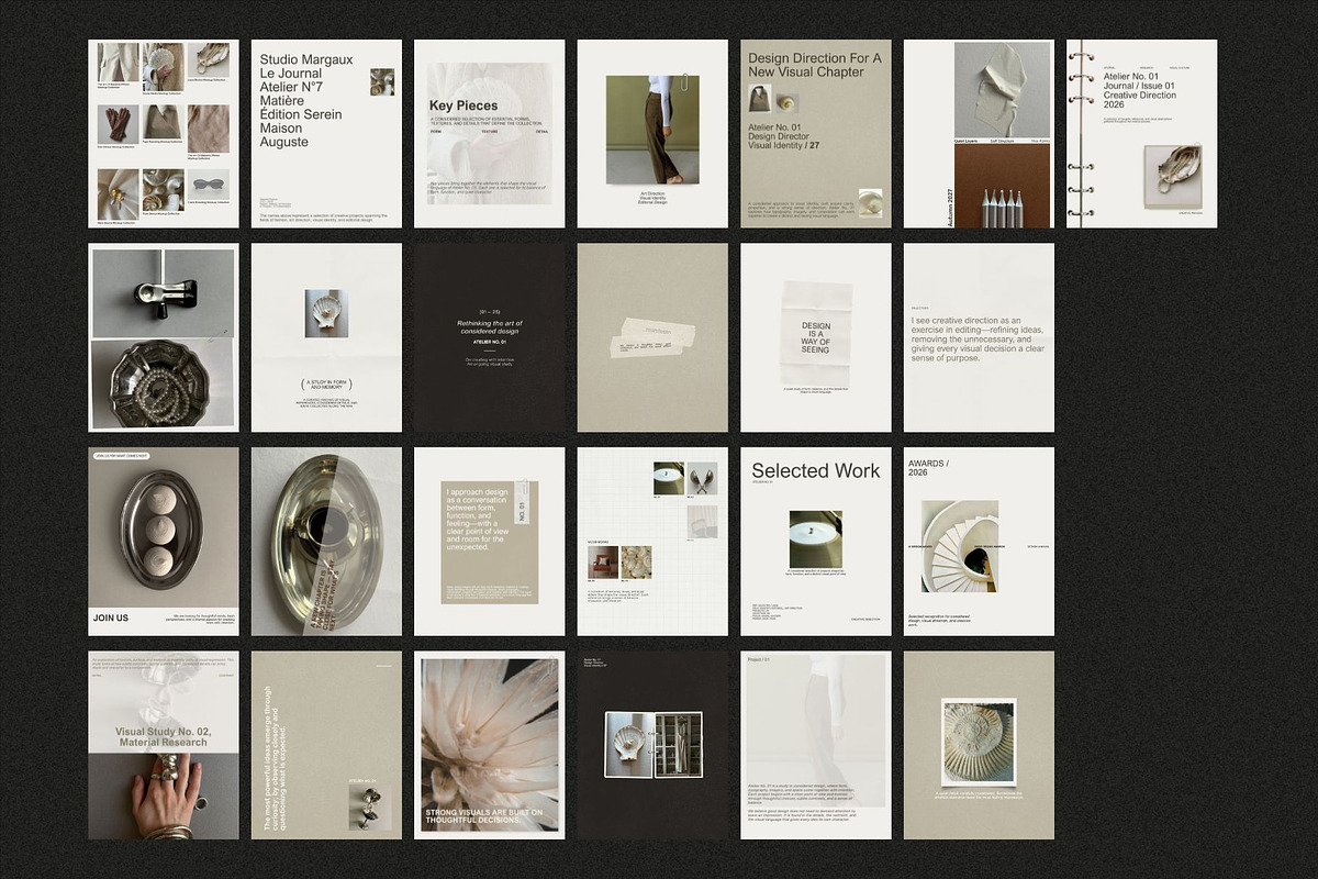 Atelier No 01 Instagram Template, a Social Media Template by Mia Branding Studio (Photo 4 of 4)