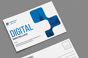 Business Postcard Template Layout, a Stationery Template by MightyDesign (Thumbnail 3 of 8)