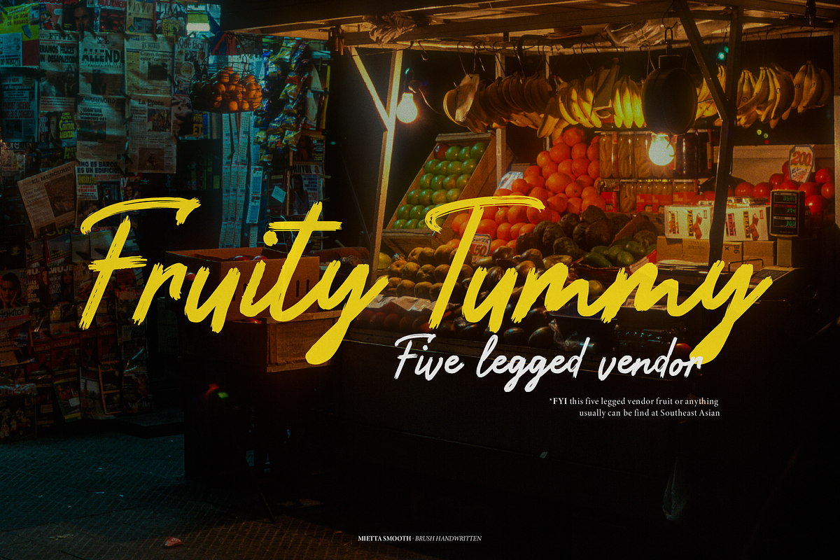 Mietta Smooth Brush Handwritten Font, a Handwritten Font by gracetype_studio (Photo 2 of 12)