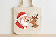 Funny Retro Christmas PNG, a Seasonal Illustration by CraftArtStudio (Thumbnail 2 of 4)