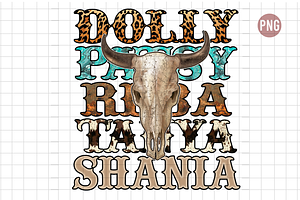 Dolly Patsy Reba Tanya Shania