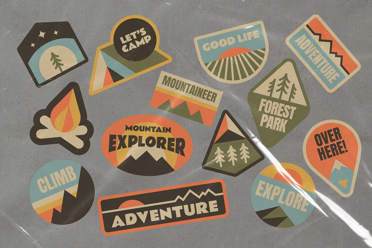 Adventure Stickers, an Illustration by Firowerk (Photo 3 of 5)