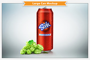 Can Mockup 500 ml, a Product Mockup by Plus Media (Thumbnail 3 of 6)