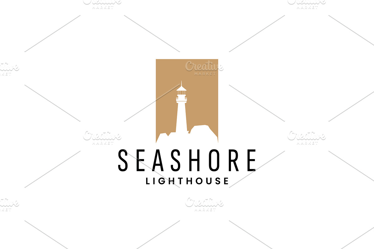 Seashore logo template illustration, a Branding & Logo Template by Dyn Studio (Photo 1 of 2)