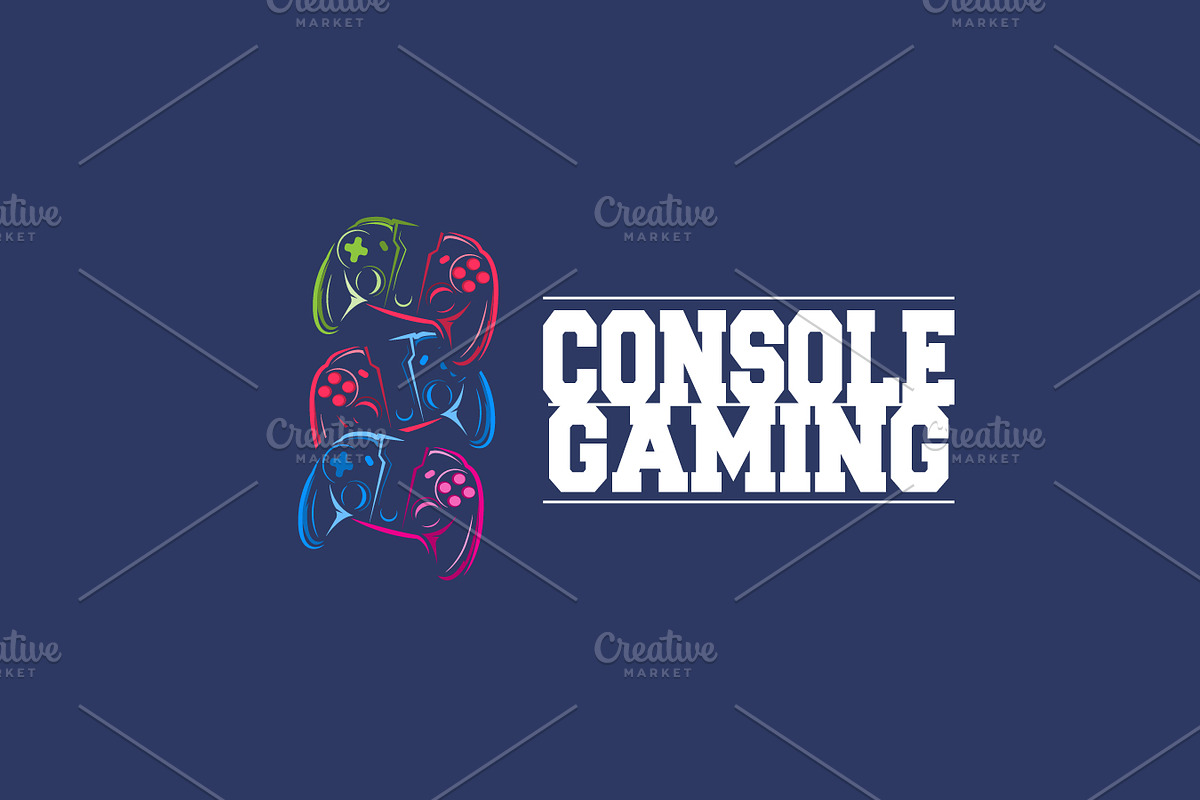 Game Console Logo Design Gamepad, a Branding & Logo Template by Maylianaw28