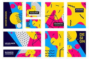 Big Set Of Abstract Illustrations