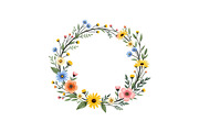 Spring Floral Wreath SVG Bundle, a Graphic by Gfx_Store (Thumbnail 8 of 13)