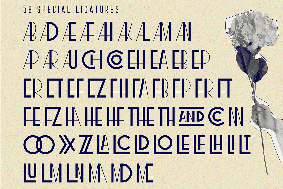COXXON – Art Deco Font, a Sans Serif Font by 177Studio (Photo 9 of 9)