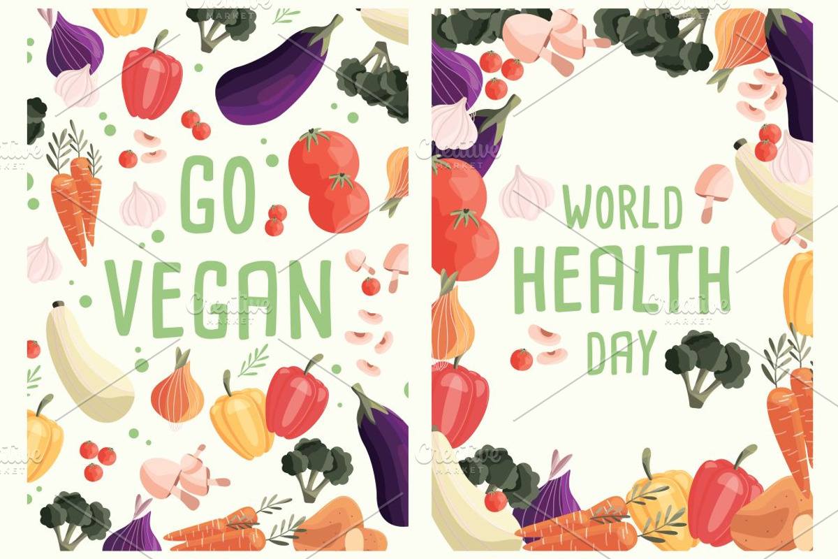 Vegetables posters, banners, pattern, a Decorative Illustration by Blue Lela Design (Photo 3 of 13)