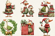 Whimsical Geese Clipart Bundle, an Illustration by DreamCafeArt (Thumbnail 7 of 7)