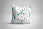 Mermaids, pattern and card, a Pattern Graphic by redcollegiya design (Thumbnail 3 of 3)
