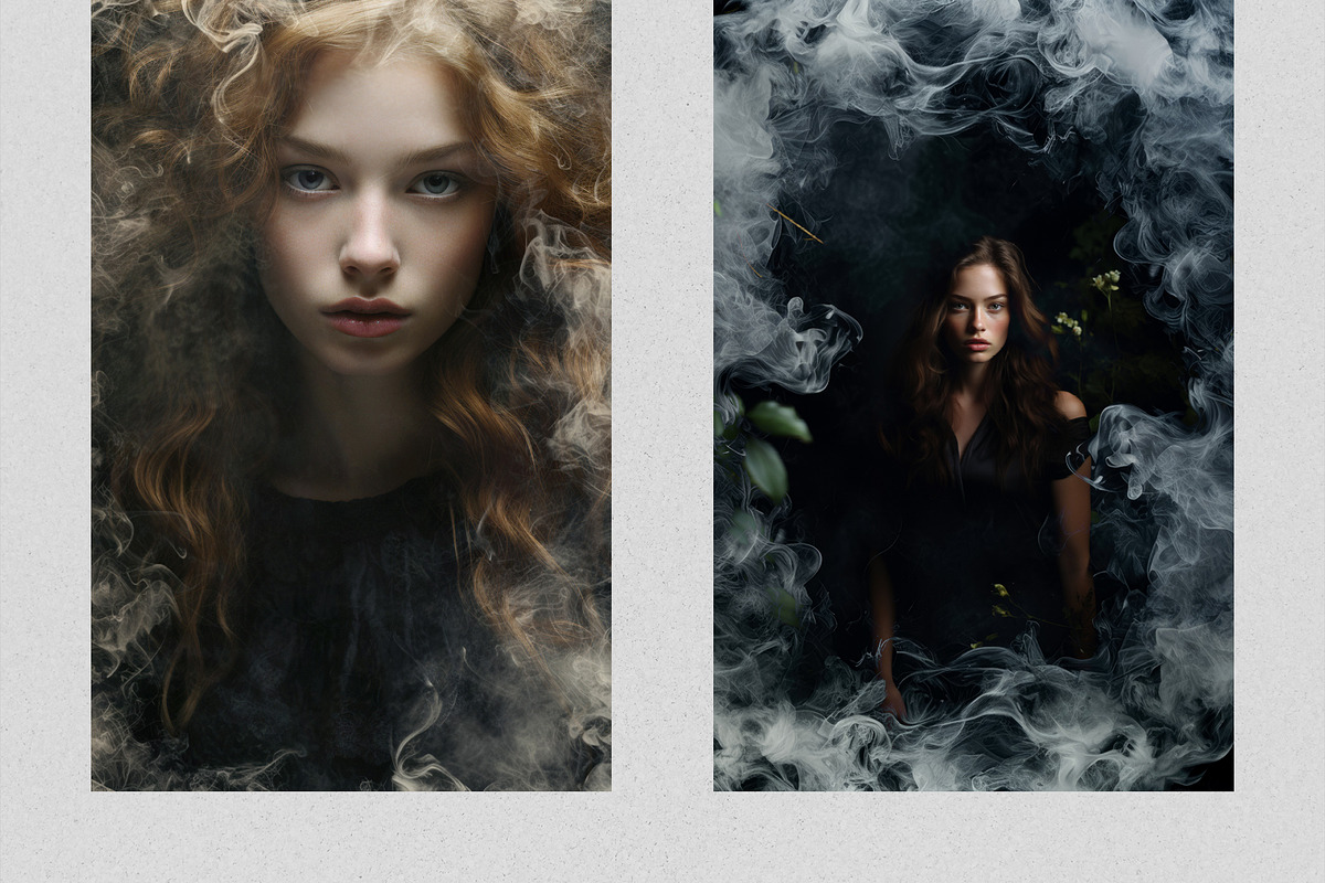 Smoke Frames Photo Overlays, a Brushes & More by PhotoSpirit (Photo 6 of 8)