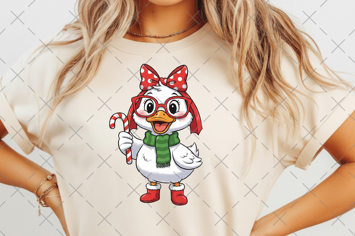 Funny Christmas Goose Sublimation, an Illustration by Craft Nest (Photo 5 of 6)