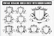 Hand-Drawn Heraldic Shield and Ribbo, a Graphic by Creativeshirt (Thumbnail 1 of 10)