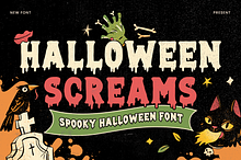 Halloween Screams - Halloween Font