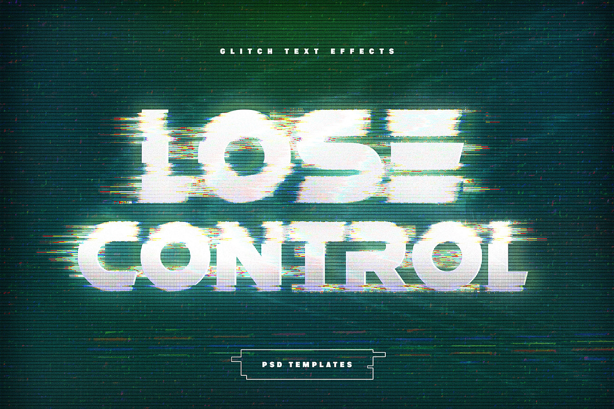 Digital Glitch Text Effect, a Layer Style Add-On by Andrew Skoch Design (Photo 5 of 9)