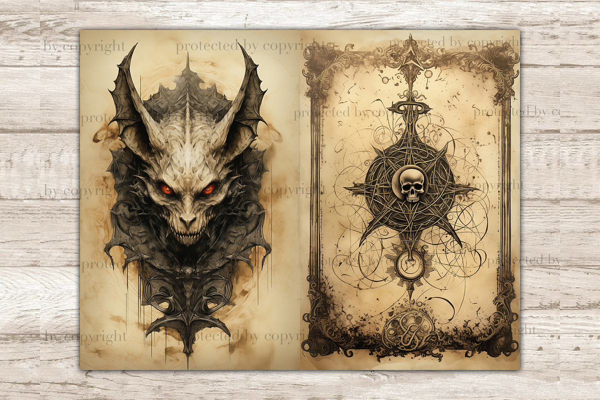Grimoire Junk Journal Kit | Witch