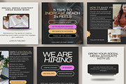 social media manager templates canva, a Templates & Theme by Elegant_Studio44 (Thumbnail 2 of 3)