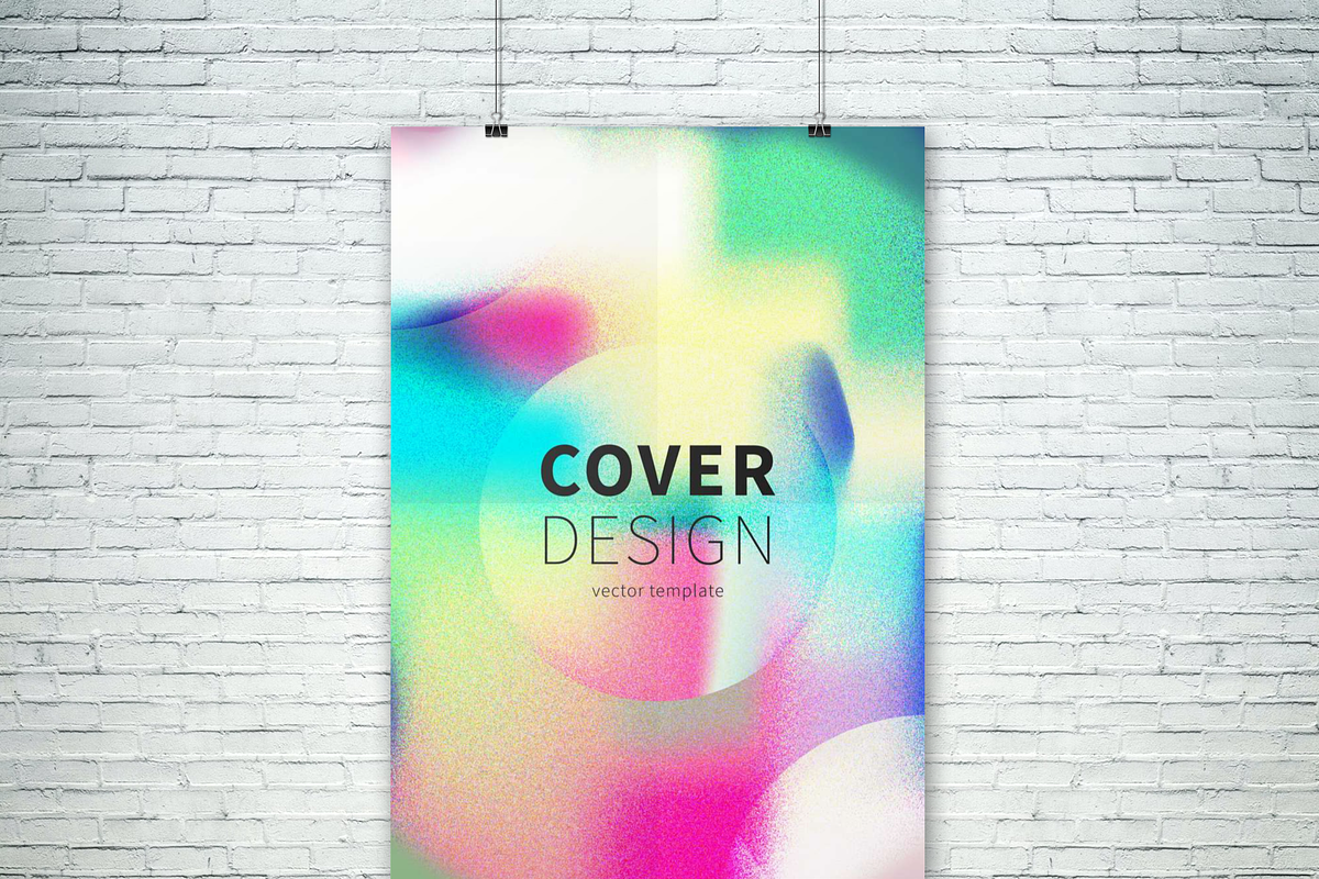 mesh gradient poster design, a Flyer Template by NJ Himel (Photo 3 of 8)
