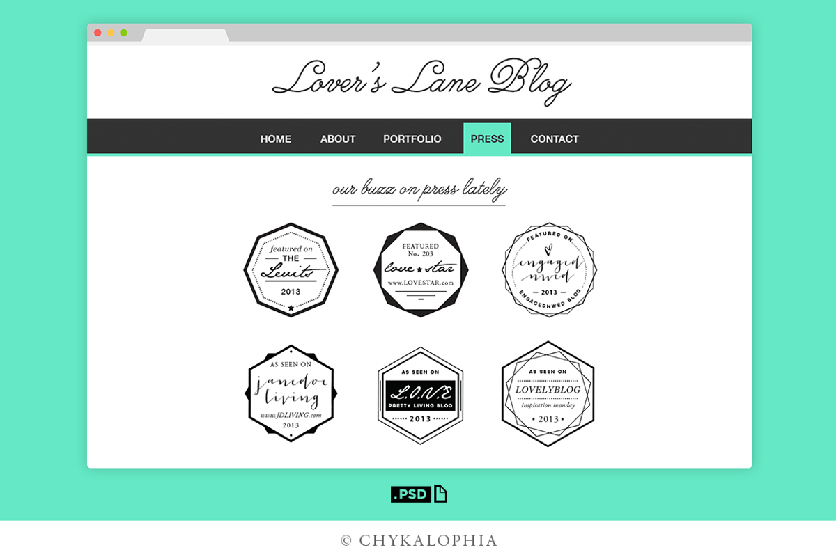 Honeycomb Geometric Badges PSD, a Templates & Theme by theBrandLab.io (Photo 2 of 2)
