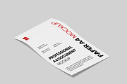 Paper A4 Mockup, an Advertising Mockup by Unerispace (Thumbnail 4 of 5)