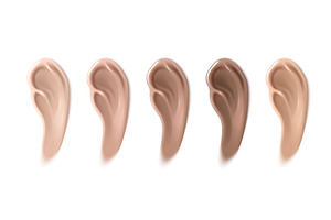 Makeup foundation swatches set, an Object Illustration by art PVP - market