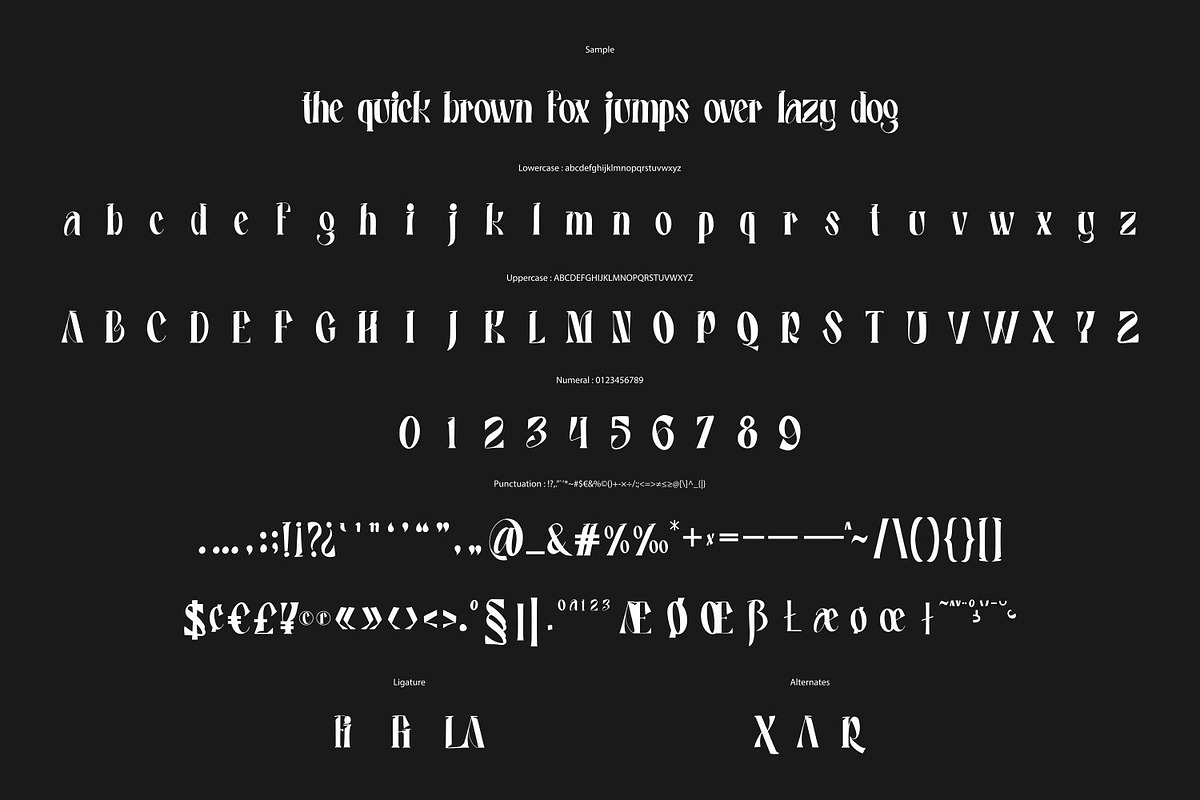 Black Money - Modern Display, a Blackletter Font by VUNIRA (Photo 4 of 6)
