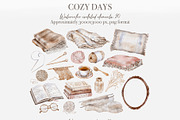 Cozy Home And Boston Terrier Puppies, an Object Illustration by Shabbypie (Thumbnail 2 of 4)