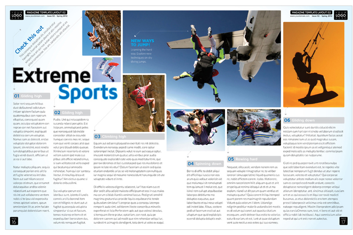 Magazine Template InDesign 02, a Magazine Template by Love Graphic Design (Photo 17 of 36)