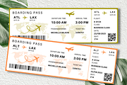 Editable Boarding Pass Template, a Card Template by YasdeyDesigns (Thumbnail 2 of 9)